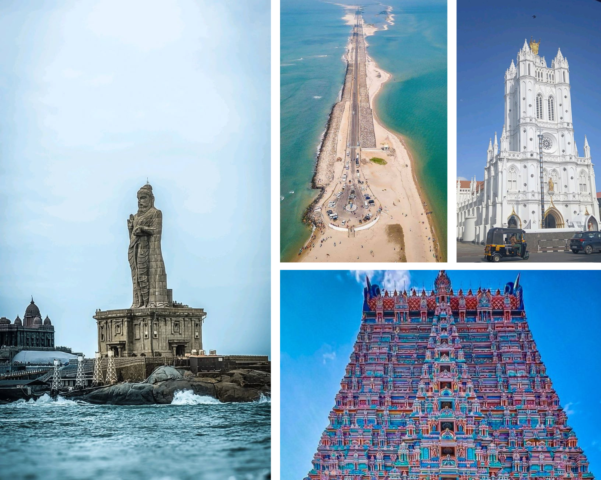 Madurai – Rameshwaram – Kanyakumari – Trivandrum Tour Package